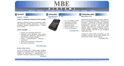 Desktop Screenshot of mbe-sistemi.hr